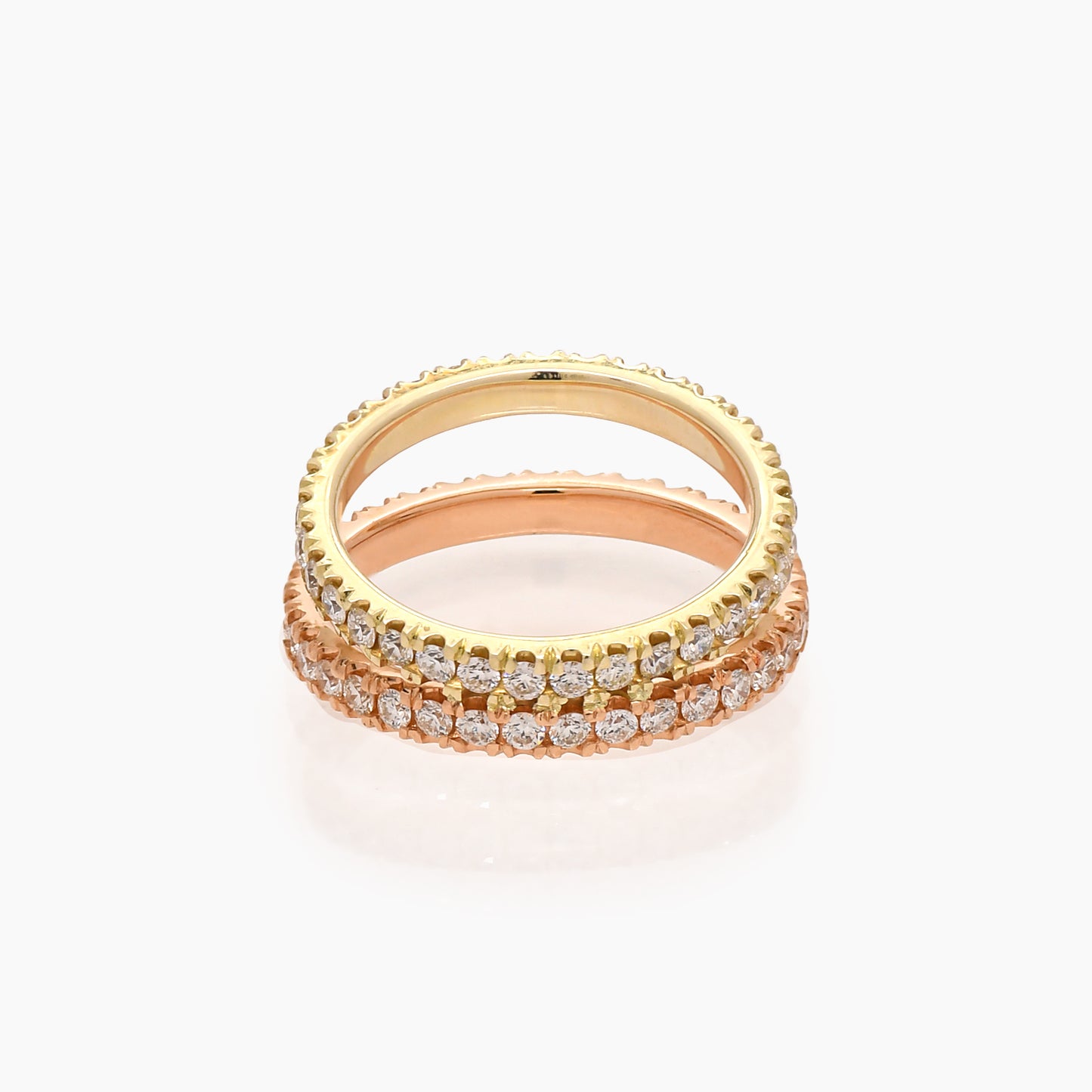 ダイヤモンド フルエタニティ ピンキーリング